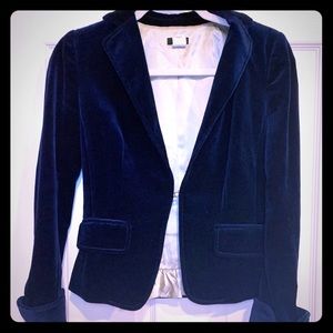 Velvet collared jacket